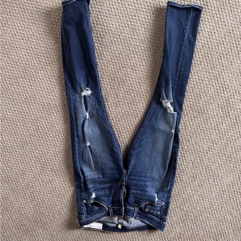 Rag and bone Distressed Blue Jeans